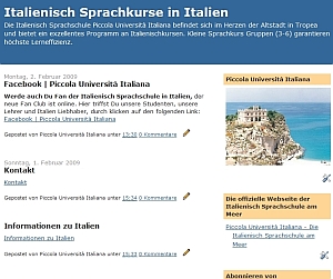 Der Blog der Piccola Università Italiana